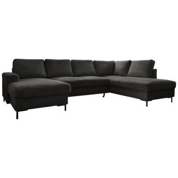 Colțar Extensibil, textil, gri