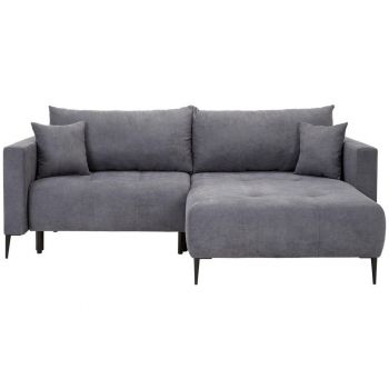COLȚAR EXTENSIBIL textil gri închis
