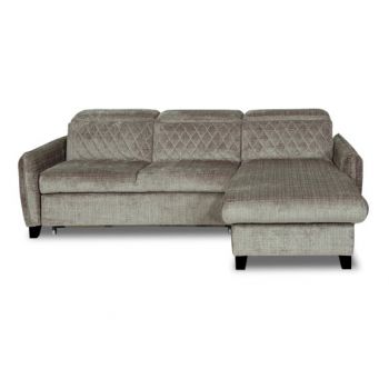 Coltar Extensibil Cu Insula Dreapta Tiago, 5 Locuri, Tetiere Reglabile, Maro, Cremona 24