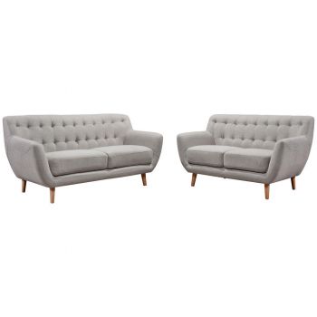 Set Canapele, textil, gri, gri deschis