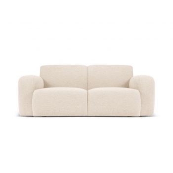 Canapea 2 locuri, Molino-101, Micadoni Home, 170x95x72 cm, tesatura boucle, bej