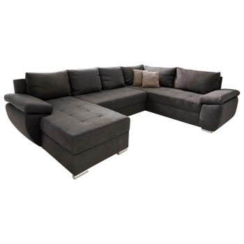CANAPEA MODULARĂ textil maro