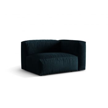 Modul dreapta pentru canapea, 1 loc, Martina-120, Micadoni Home, 121x106x75 cm, catifea, petrol inchis