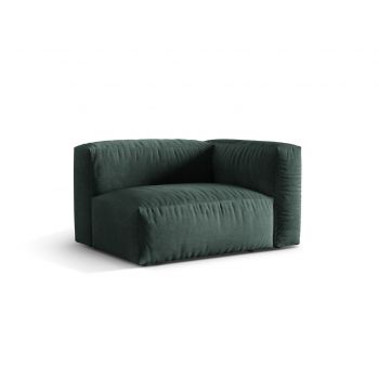 Modul dreapta pentru canapea, 1 loc, Martina-120, Micadoni Home, 121x106x75 cm, catifea, petrol