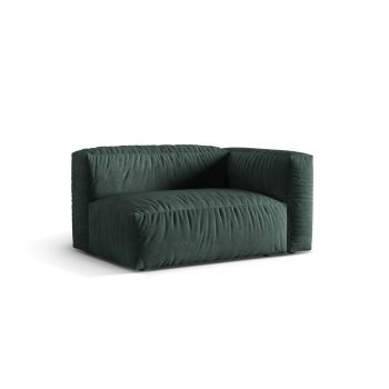 Modul dreapta pentru canapea, 1 loc, Martina-120, Micadoni Home, 160x106x75 cm, catifea, petrol