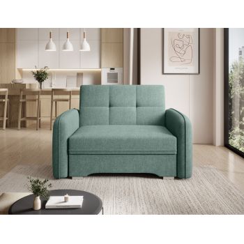 Canapea extensibila 1 loc, ELTAP, Laine, 102x109x84 cm, lemn/poliester, verde