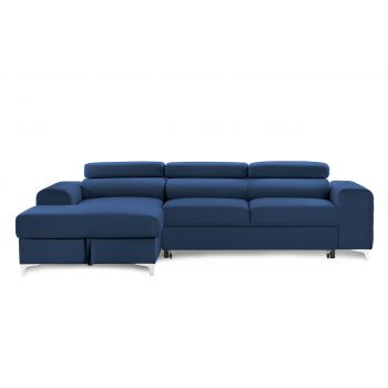 Colțar Extensibil LOFT NEW, cu lada depozitare, tetiere reglabile, 295x170x95 cm