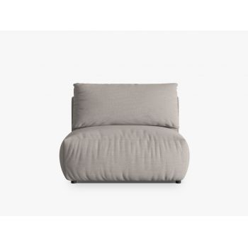 Modul pentru canapea, 1 loc, Chris-259, Micadoni Home, 105x100x80 cm, tesatura structurata chenille, natural