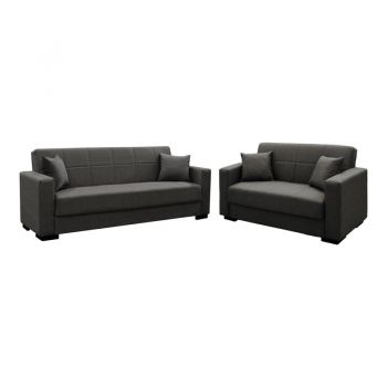Set 2 canapele Vox x2 Pako World Antracit 214x82x83 cm