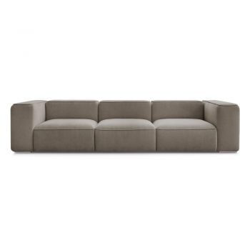 Canapea gri/bej 345 cm Zephyr – Bobochic Paris