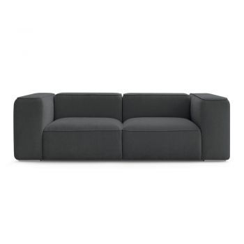 Canapea gri închis 255 cm Zephyr – Bobochic Paris