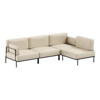 Canapea modulară de grădină bej 234 cm Salve – Sit Sit