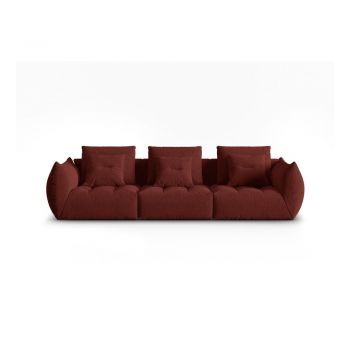 Canapea roșie 332 cm Bloom – Micadoni Home