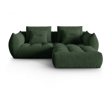 Colțar verde închis (cu colț variabil) Bloom – Micadoni Home