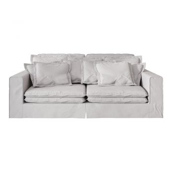 Canapea albă 236 cm Nora – Ropez