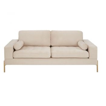 Canapea bej 161 cm Versailles – Ropez