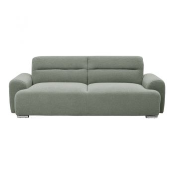 Canapea cu trei locuri Harmonious pakoworld boucle verde măsliniu 223.5x92x81cm 92x224