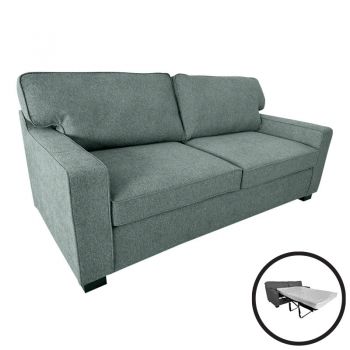 Canapea extensibila doua locuri Polaris din material pakoworld in culoarea verde pistacio 181x91x83cm 91x181