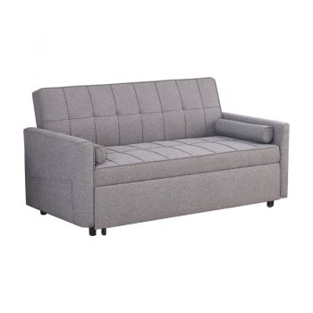 Canapea extensibilă Jursy pakoworld țesătură Gri 170x91x90cm