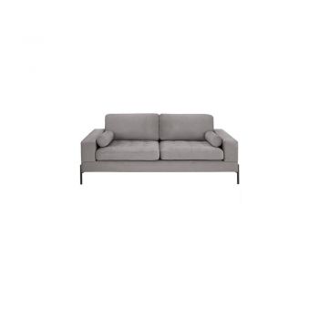 Canapea gri deschis 161 cm Versailles – Ropez