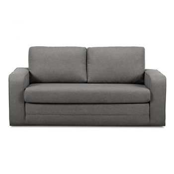 Canapea gri extensibilă 160 cm Come – Bobochic Paris