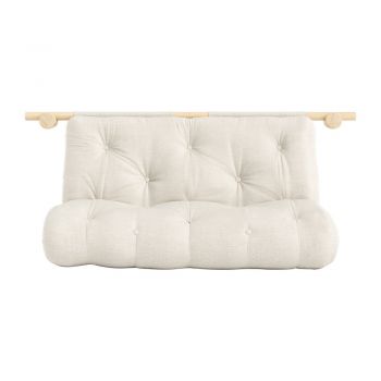Canapea în culoare naturală extensibilă cu tapițerie din in 135 cm Hooked – Karup Design