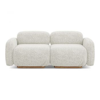 Canapea modulară crem 190 cm Ailani – Makamii