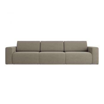Canapea modulară maro deschis 314 cm Kalea – Makamii