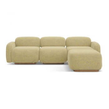 Colțar modular galben (cu colț variabil) Ailani – Makamii