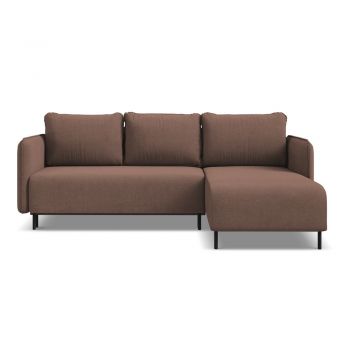 Colțar roz extensibil/cu spațiu de depozitare (cu colț pe partea dreaptă) Luana – Makamii Colțar roz extensibil/cu spațiu de depozitare (cu colț pe partea dreaptă) Luana – Makamii
