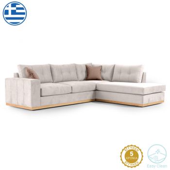 Coltar Boston stanga din fas Crem-mocha 280x225x90cm 225x280