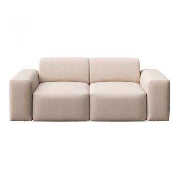 Canapea bej cu tapițerie din catifea 205 cm Villet – Rodier