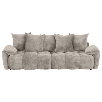 CANAPEA BIGSOFA textil gri deschis