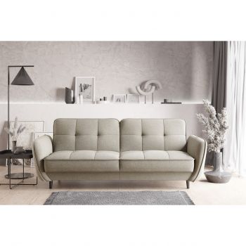 Canapea extensibila 3 locuri ELTAP, SO-BEL-22IN, Bellis, 220x90x83 cm, lemn/poliester, bej