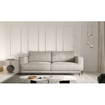 Canapea extensibila 4 locuri ELTAP, SO-DAL-130MA, Dalia, 248x84x95 cm, lemn/poliester, gri