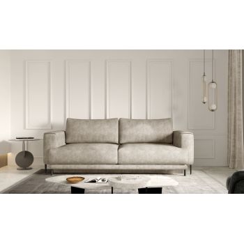 Canapea extensibila 4 locuri ELTAP, SO-DAL-18LE, Dalia, 248x84x95 cm, lemn/poliester, bej