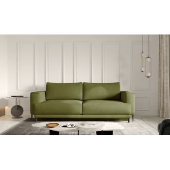 Canapea extensibila 4 locuri ELTAP, SO-DAL-33NU, Dalia, 248x84x95 cm, lemn/poliester, verde olive