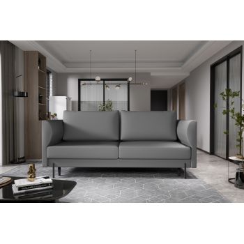 Canapea extensibila 4 locuri ELTAP, SO-REV-29SOF, Revi, 215x98x92 cm, lemn/poliester, gri