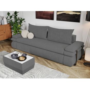 Canapea Extensibila Molly Gri Deschis