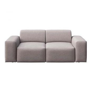 Canapea gri cu tapițerie din catifea 205 cm Villet – Rodier