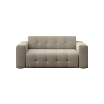 Canapea maro deschis cu tapițerie din catifea 199 cm Tuil – Rodier