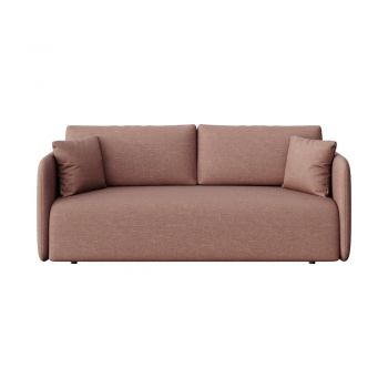 Canapea roz extensibilă 220 cm Chaum – Rodier
