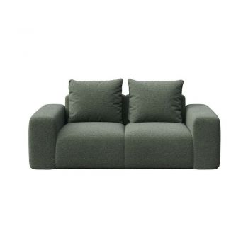 Canapea verde cu tapițerie din țesătură bouclé 212 cm Monce – Rodier