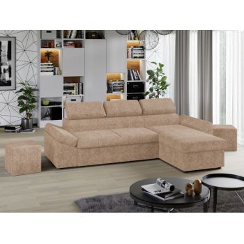 Coltar Extensibil Jamaica Plusat Bej