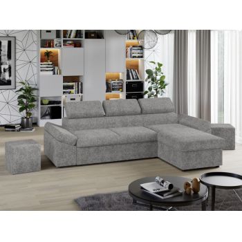 Coltar Extensibil Jamaica Plusat Gri Deschis