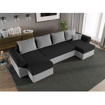 Coltar U Extensibil Cali gri / negru