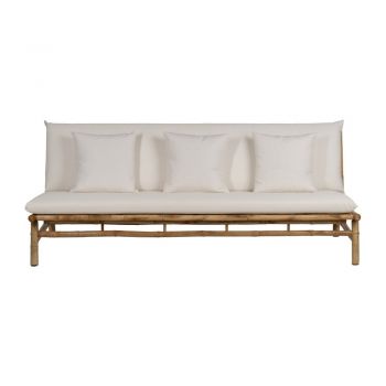 Canapea albă 200 cm Bamboo – Ixia