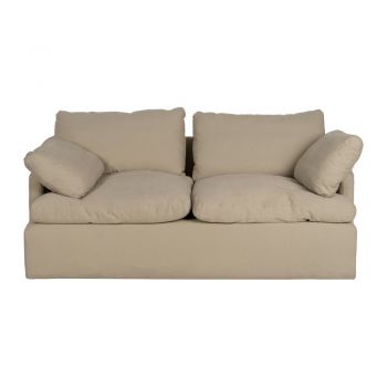 Canapea bej cu tapițerie din in 180 cm – Ixia