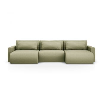 Colțar verde extensibil/cu spațiu de depozitare (în formă de 