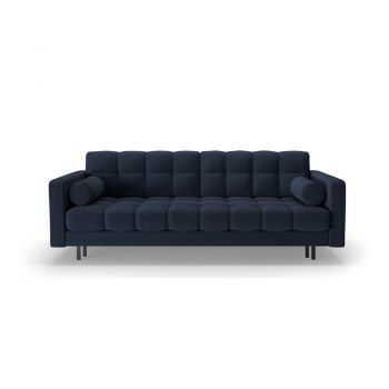 Canapea albastru-închis extensibilă, cu spațiu de depozitare 222 cm Bali – Cosmopolitan Design
